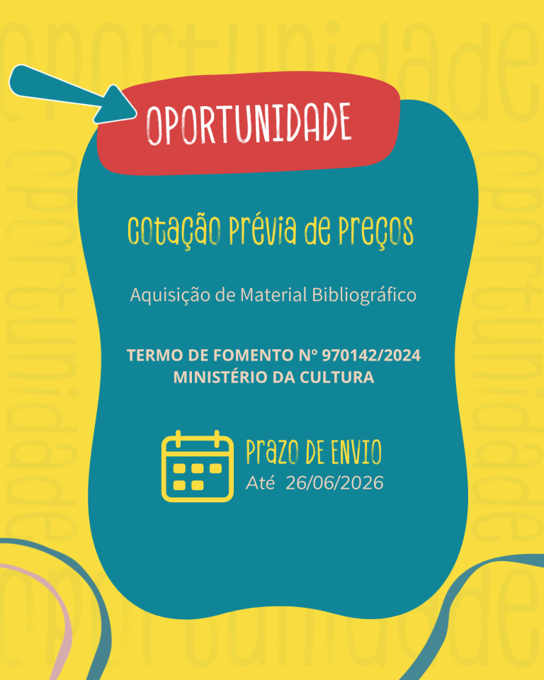 Cotação Prévia de Preços nº 050/2026 – Material Bibliográfico