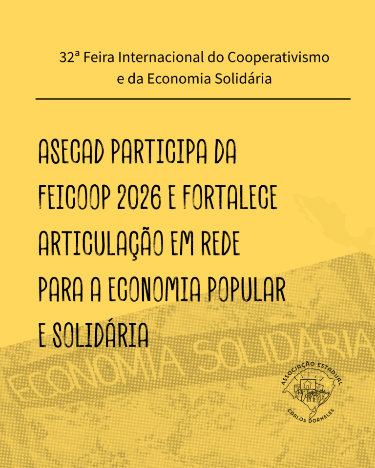 Asecad participa da Feicoop 2026 e fortalece articulação em rede para a Economia Popular e Solidária